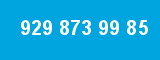 929 873 99 85 929 873 99 85